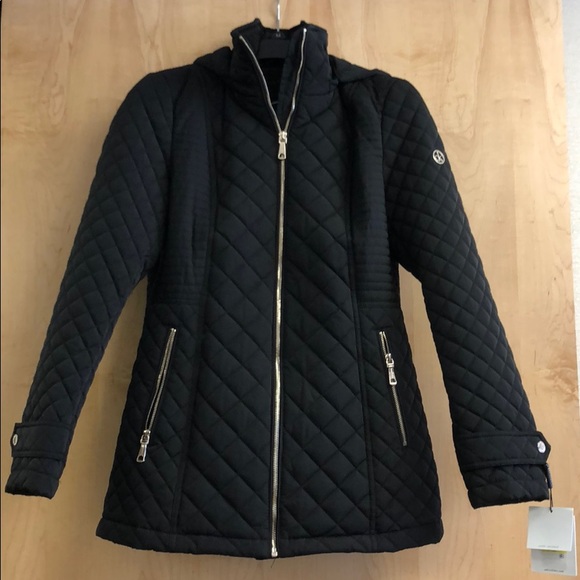 Calvin Klein Jackets & Blazers - CK Black Quilted Mid-Length Jacket